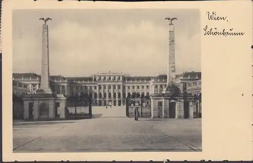 Wien Schönbrunn, Paar waagerecht, Mi.Nr. 663, Sonderstempel, 1938