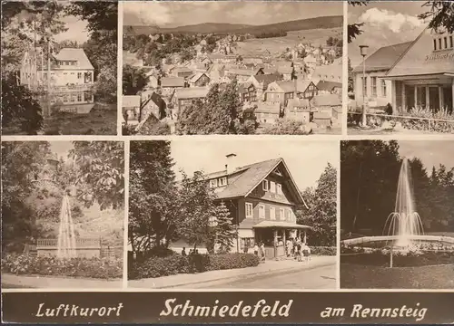 Schmiedefeld am Rennsteig, Stadtansichten, gelaufen