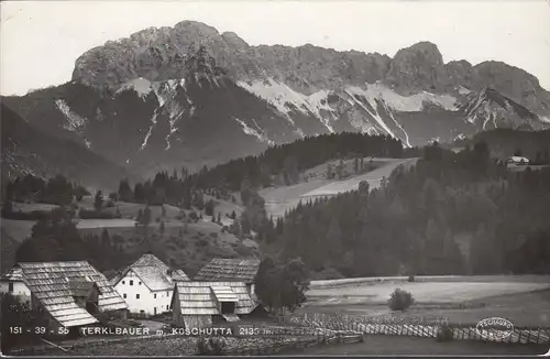 Terklbauer mit Koschutta, gelaufen 1958