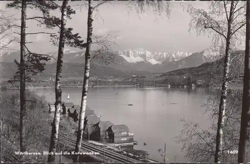 Klagenfurt, vue sur les caravanes, couru en 1953