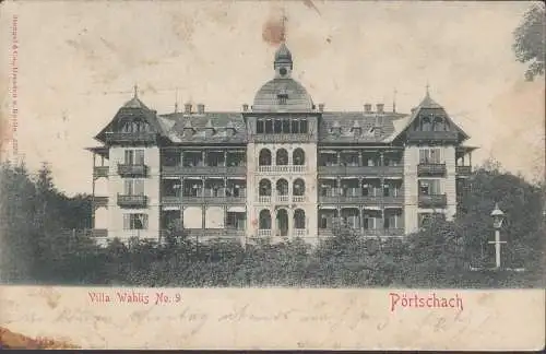 Pörtschach a. Wörthersee, Villa Wahlis, couru