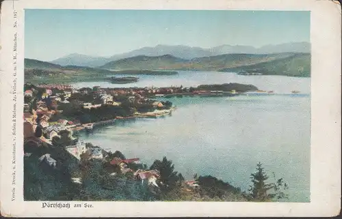 Pörtschach a. Wörthersee, Panoramaansicht, ungelaufen