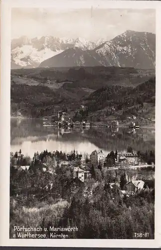 Pörtschach a. Wörthersee, Panoramaansicht, ungelaufen