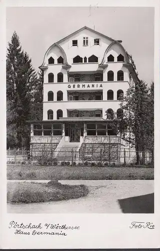 Pörtschach a. Wörthersee, Haus Germania, inachevé- date 1942