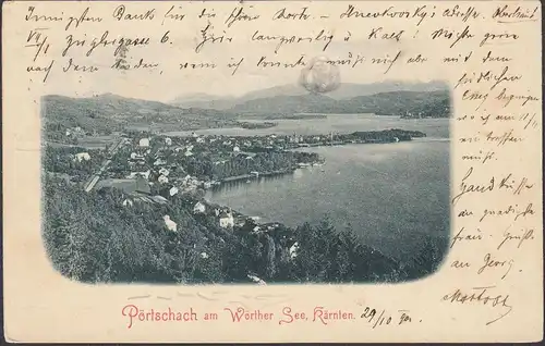 Pörtschach a. Wörthersee, Hotel Wöther See en 1900