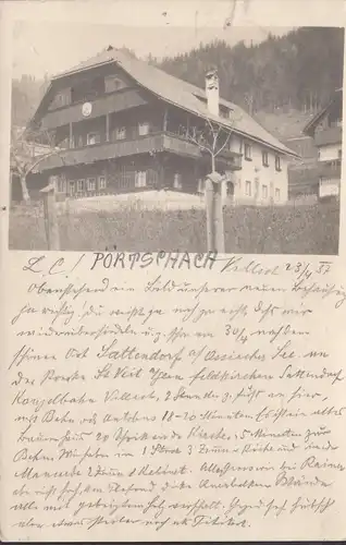 Pörtschach a. Wörthersee, auberge de jeunesse, pension, courue 1937