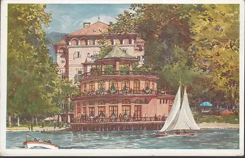 Pörtschach a. Wörthersee, Astoria Bar, Künstler AK, ungelaufen