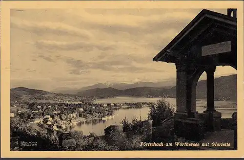 Pörtschach a. Wörthersee mit Gloriette, gelaufen 1941