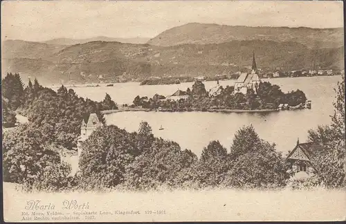 Maria Wörth, Panoramaansicht, ungelaufen