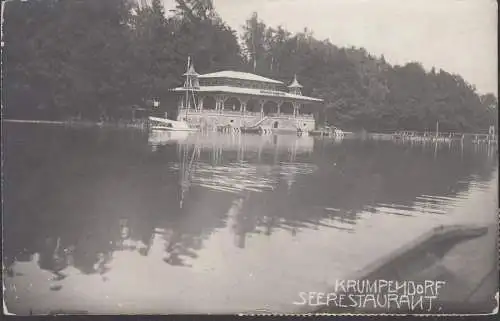 Krumpendorf a. Wörthersee, Seerestaurant, gelaufen 1923