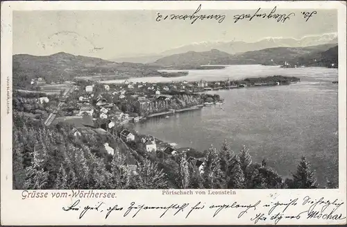 Les salutations du lac de Wörther, Pörtschach de Leonstein, couru 190 ?