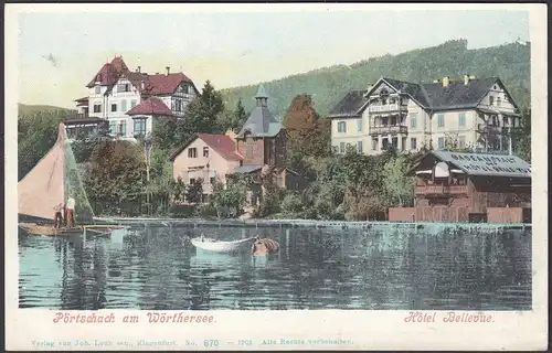 Pörtschach am Wörthersee, Hotel Bellevue, inachevé