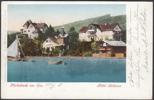 Pörtschach am Wörthersee, Hotel Bellevue, couru 1901