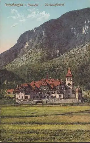 Unterbergen Hotel Karawankenhof, ungelaufen