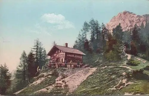 Carinthie, Berthahütte à la baie de midi, incurvée