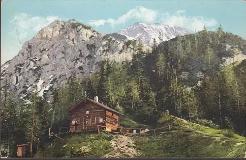 Carinthie, Berthahütte, au coulis de midi, couru en 1913