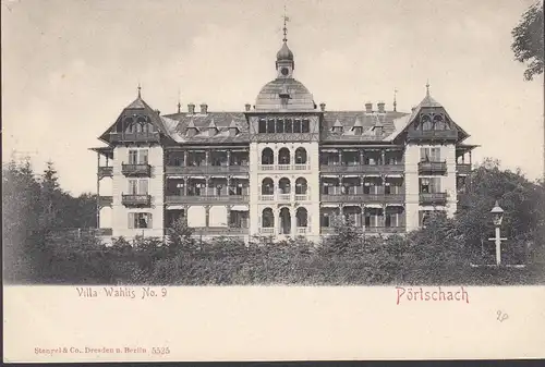 Pörtschach, Villa Wahlis, inachevé