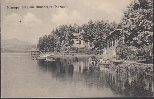 Krumpendorf, partie au lac, couru en 1925