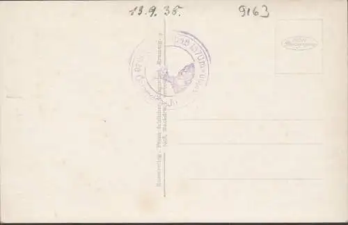 Loiblpass, Grenze Deutschland- Südslavien, ungelaufen- datiert 1938