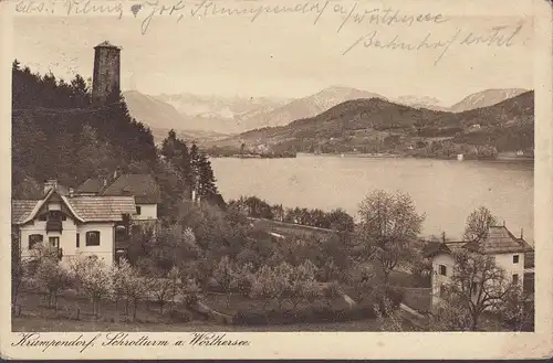 Krumpendorf a. Wöthersee, Schwarzurm, couru 1924