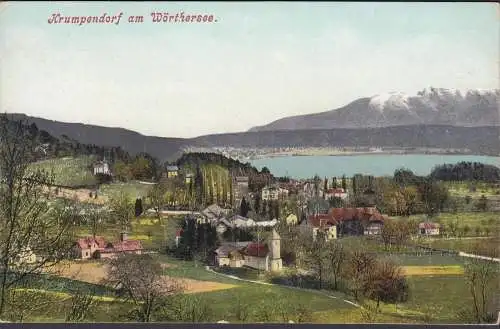 Krumpendorf a. Wöthersee, Panoramaansicht, ungelaufen