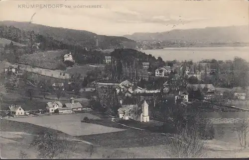 Krumpendorf a. Wöthersee, vue panoramique, couru 1905