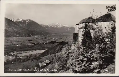 Hollenburg mit Blick ins Rosental, ungelaufen