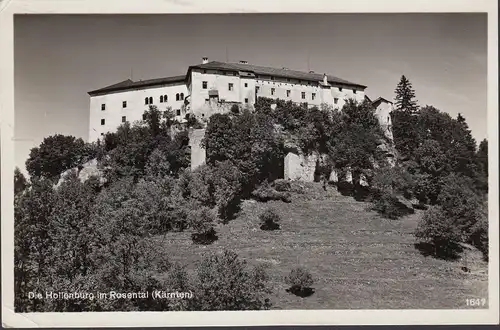 Die Hollenburg im Rosental, gelaufen 1932
