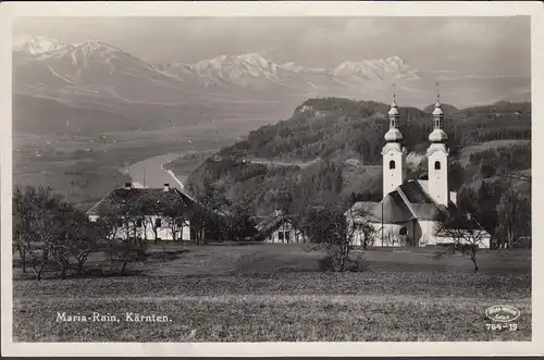 Maria Rain mit Koschutta, gelaufen 1934