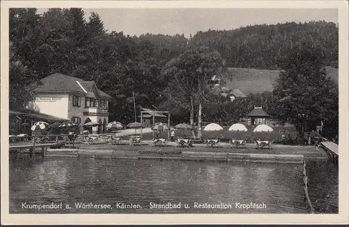 Krumpendorf, bain de plage et restauration Kropfitch, non-fuit