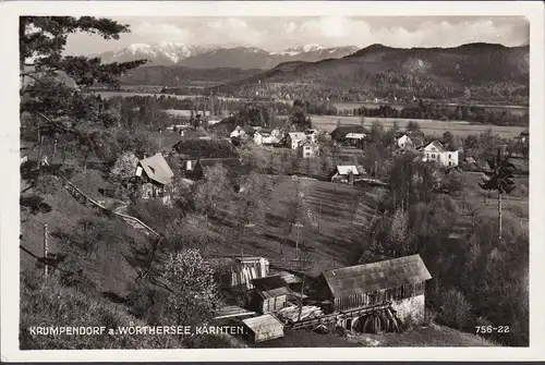 Krumpendorf, vue panoramique, incurvée