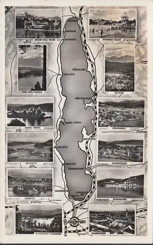 Klagenfurt und Umgebung, ungelaufen