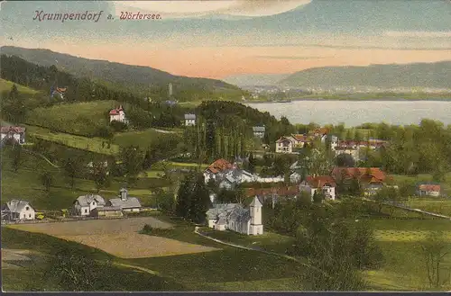 Krumpendorf, Stadtansicht, gelaufen 1908