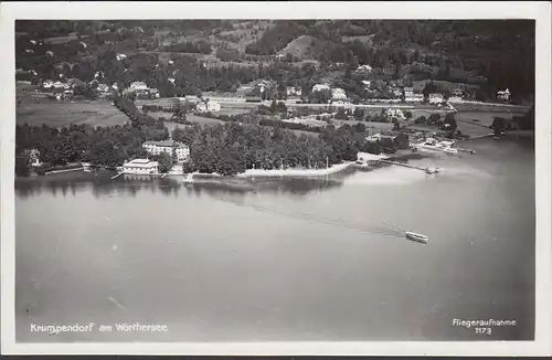 Krumpendorf am Wörthersee, Fliegeraufnahme, ungelaufen