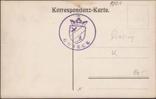 AK Krumpendorf, Schloss Drasing, ungelaufen- datiert 1909