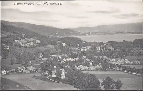 Krumpendorf, Panoramaansicht, ungelaufen