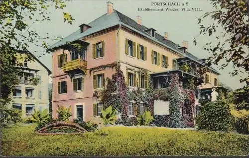 Pörtschach a. Wörthersee, Etablissement Werzer, Villa VIII, ungelaufen