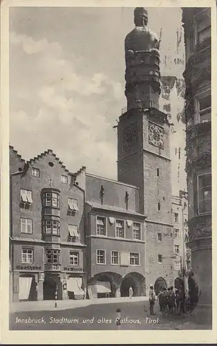 Innsbruck, Stadtturm, Rathaus, Apotheke, gelaufen