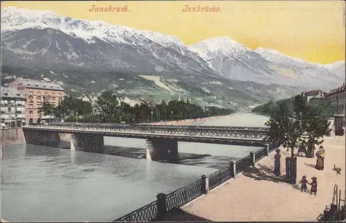 Innsbruck, Innbrücke, ungelaufen