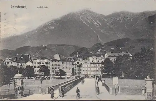 Innsbruck, Innbrücke, gelaufen