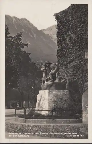 Innsbruck, monument aux combattants de la liberté du Tyrol, a couru en 1933