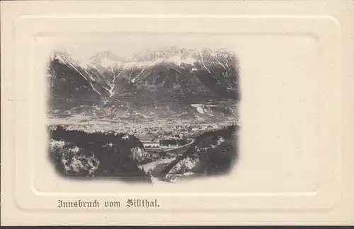 Innsbruck vom Sillthal, Passepartout, ungelaufen