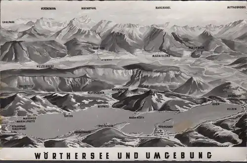 Wörthersee und Umgebung, gelaufen 1959