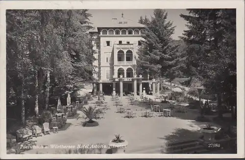 Pörtschach a. Wörthersee, Hotel Astoria, Park, gelaufen 1930