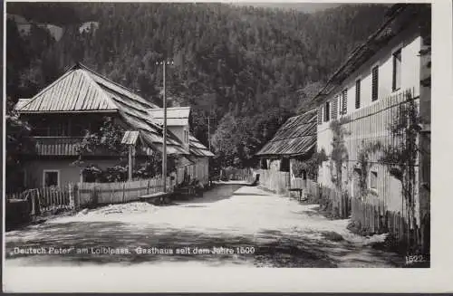 Allemand Peter am Loiblpass, auberge, inachevée