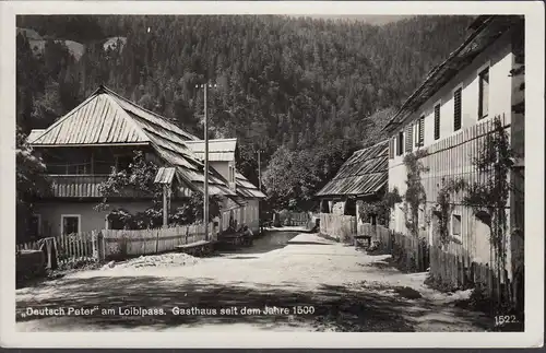 Deutsch Peter am Loiblpass, Gasthaus, gelaufen