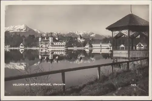 Velden a. Wörthersee, partie du rivage, non couru- date 1927