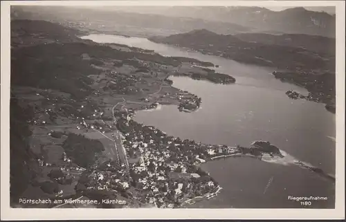 Pörtschach a. Wörthersee, Fliegeraufnahme, ungelaufen