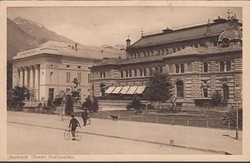 Innsbruck, Stadttheater, Stadtsaalbau, ungelaufen