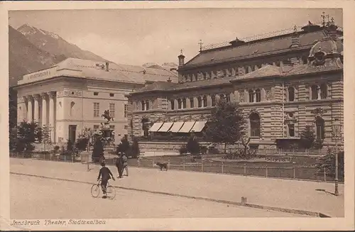 Innsbruck, Stadttheater, Stadtsaalbau, ungelaufen